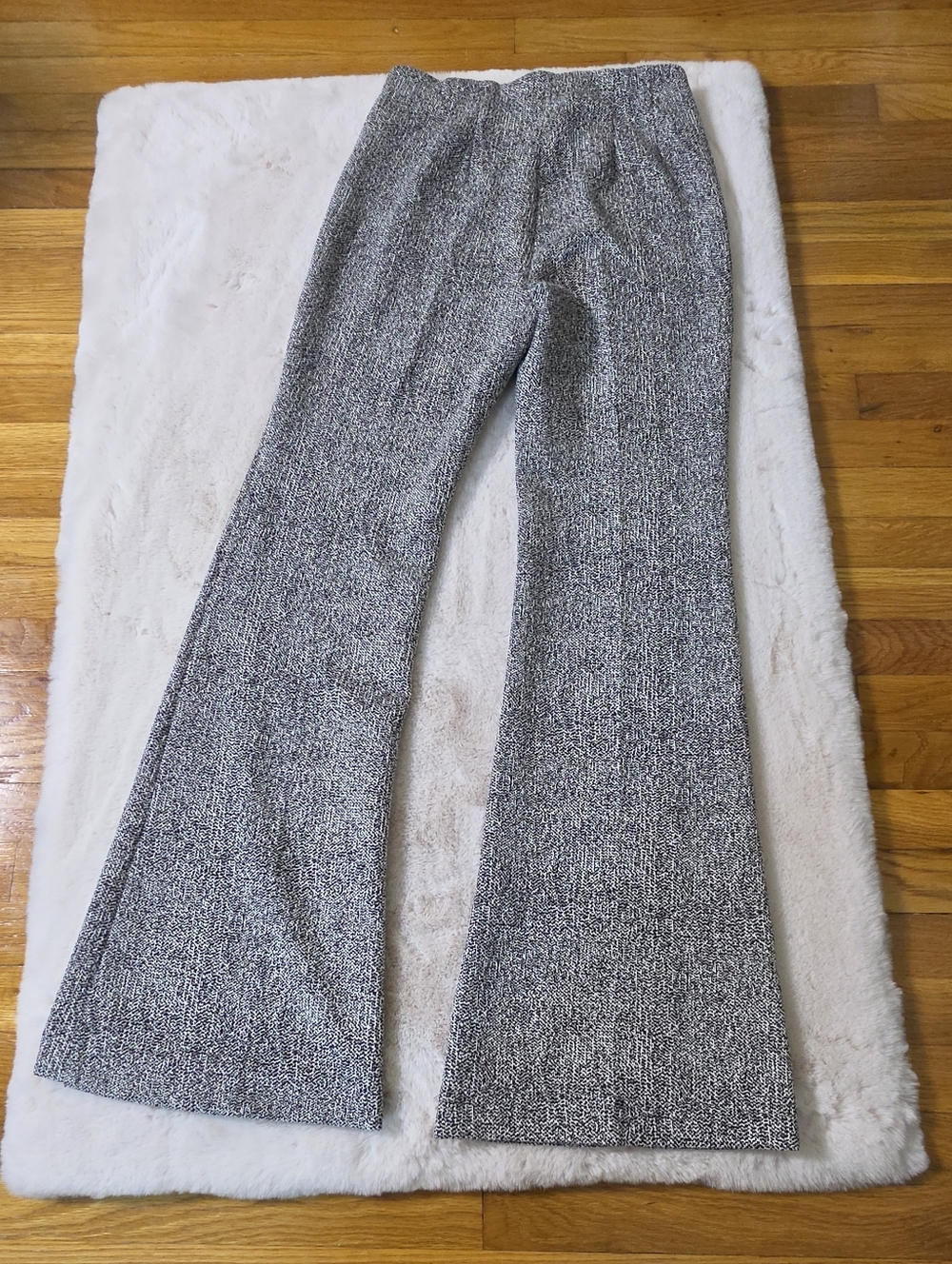 Express Black & White Wide Leg Pants